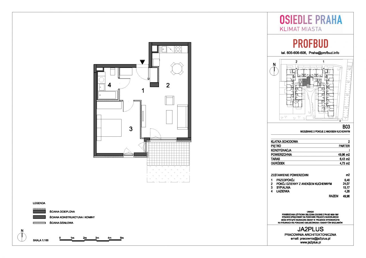 Mieszkanie 2-pokojowe Warszawa Praga-Południe, ul. Wojciecha Chrzanowskiego. Zdjęcie 4