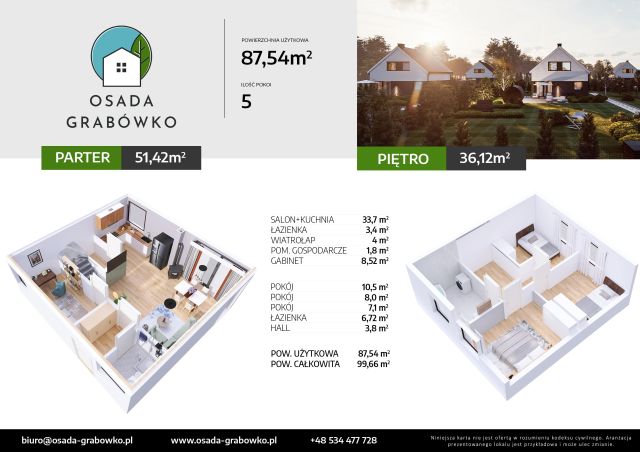 dom wolnostojący, 5 pokoi Grabówko, ul. Piaskowa. Zdjęcie 21