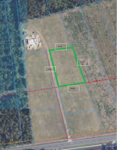 Działka budowlana Różan, ul. Księcia Józefa Poniatowskiego. Zdjęcie 4