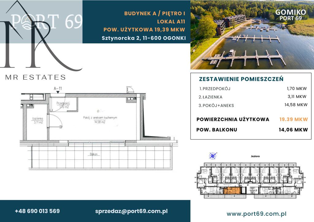 Mieszkanie 1-pokojowe Ogonki, ul. Sztynorcka. Zdjęcie 25