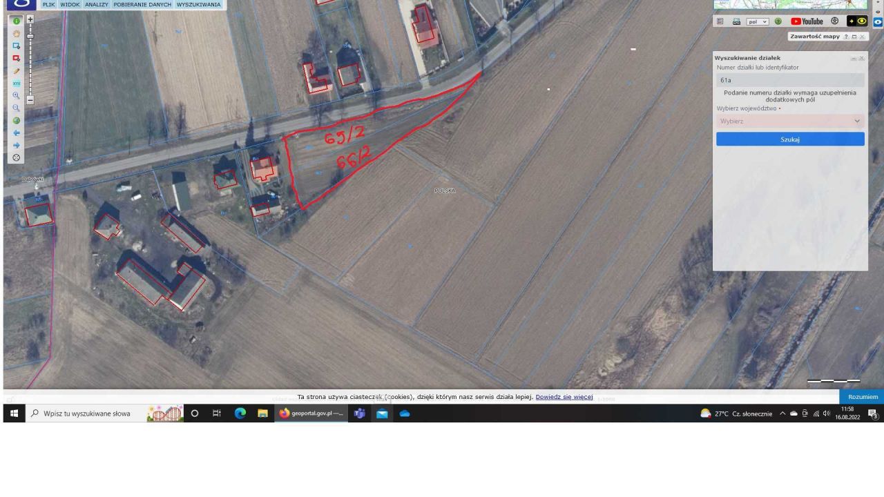 Działka budowlana Wólka Tyrzyńska. Zdjęcie 2