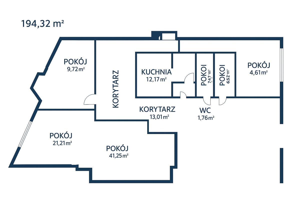 Mieszkanie 7-pokojowe Łódź Śródmieście, ul. Andrzeja Struga. Zdjęcie 7