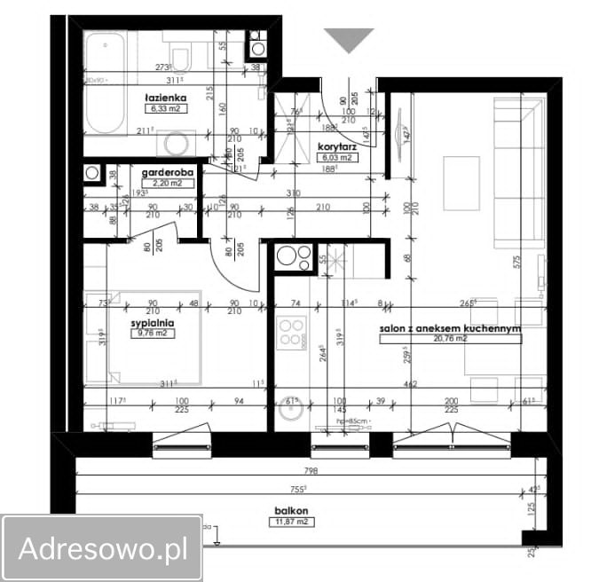 Mieszkanie 2-pokojowe Poznań Piątkowo, os. Bolesława Śmiałego. Zdjęcie 15