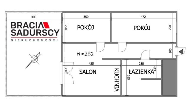 Mieszkanie 3-pokojowe Kraków Swoszowice, ul. Opatkowicka. Zdjęcie 3