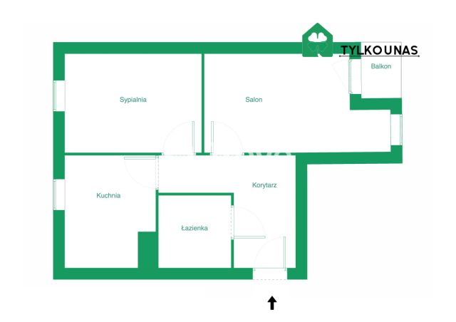 Mieszkanie 2-pokojowe Gdańsk Orunia, ul. Raduńska. Zdjęcie 20