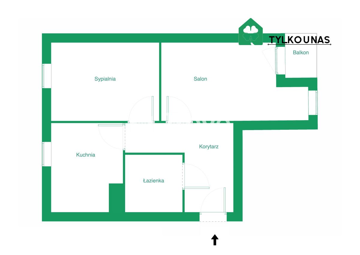 Mieszkanie 2-pokojowe Gdańsk Orunia, ul. Raduńska. Zdjęcie 20