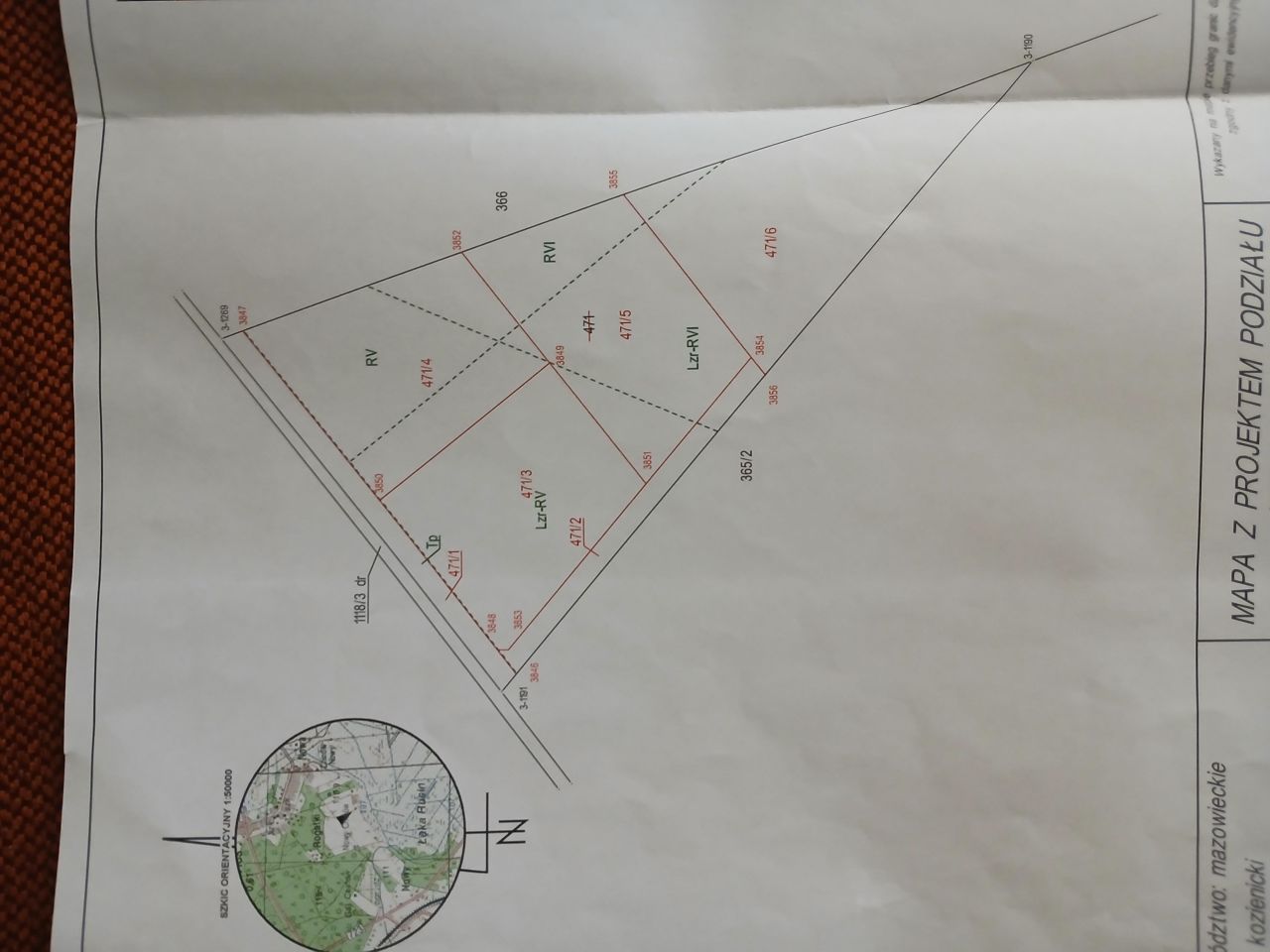 Działka budowlana Chinów Nowy Chinów