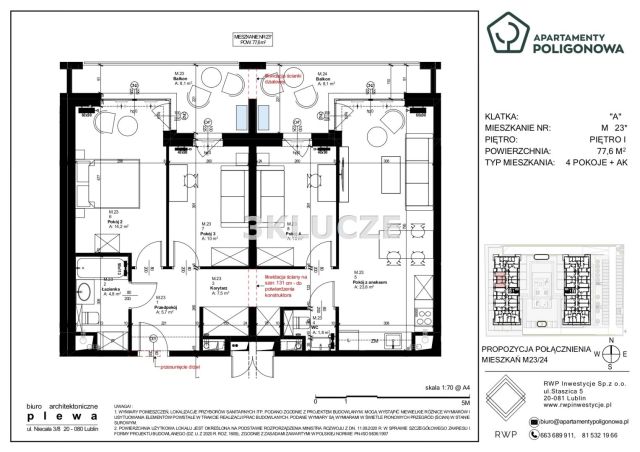 Mieszkanie 4-pokojowe Lublin Sławin. Zdjęcie 1