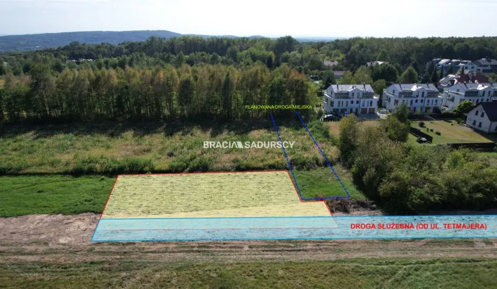 Działka budowlana Kraków Bronowice, ul. Włodzimierza Tetmajera
