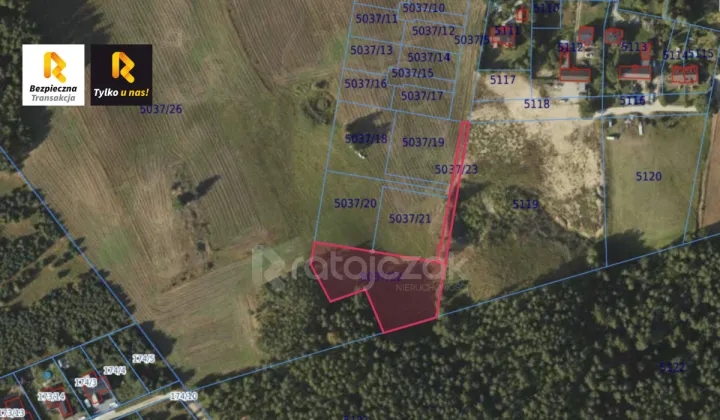 Działka inwestycyjna Gdynia Chwarzno-Wiczlino, ul. Kazimierza Małkowskiego