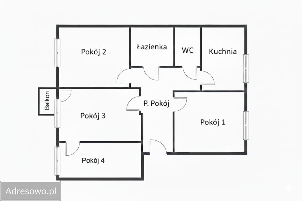 Mieszkanie 4-pokojowe Przemyśl Kazanów, ul. Ignacego Paderewskiego. Zdjęcie 6