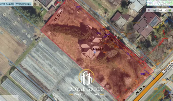 Działka budowlana Lublin Zemborzyce, ul. Krężnicka