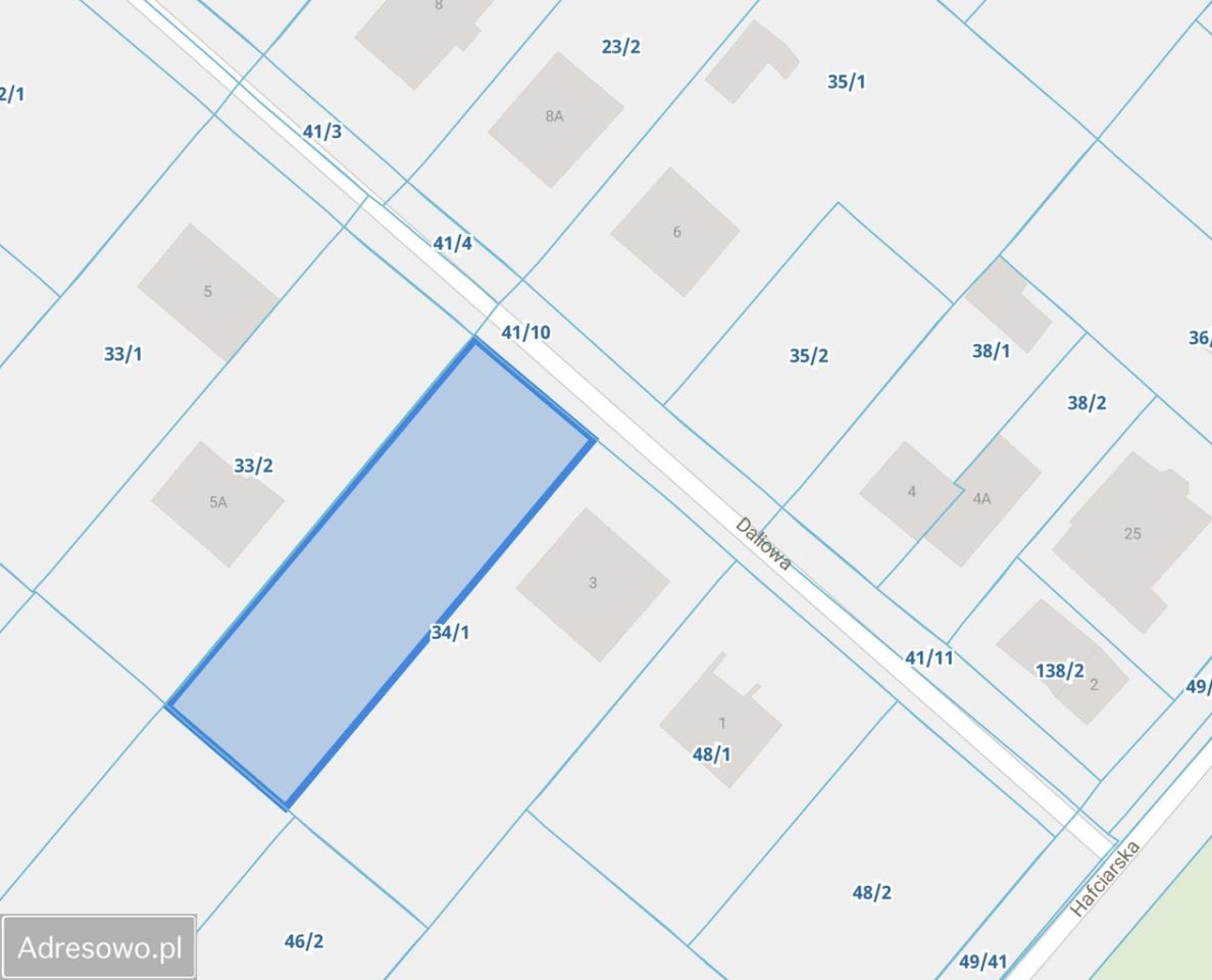 Działka budowlana Warszawa Wawer, ul. Daliowa. Zdjęcie 2