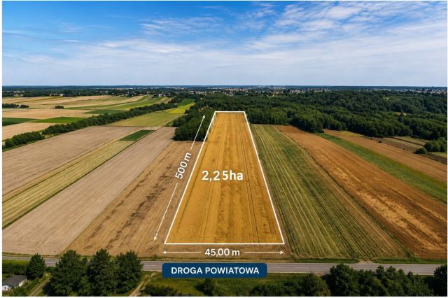 Działka inwestycyjna Majdan Górny, ul. Polesie. Zdjęcie 1