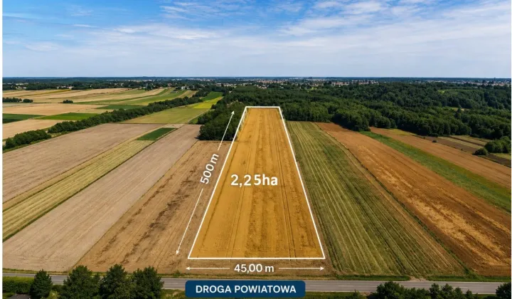 Działka inwestycyjna Majdan Górny, ul. Polesie
