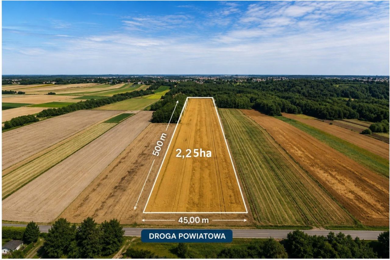 Działka inwestycyjna Majdan Górny, ul. Polesie. Zdjęcie 1