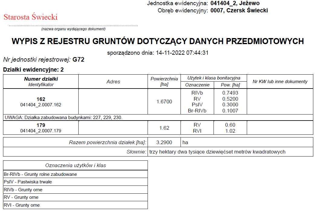 Działka rolno-budowlana Czersk Świecki. Zdjęcie 4