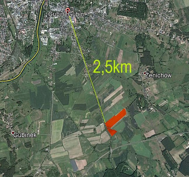 Działka inwestycyjna Gubin, ul. Legnicka. Zdjęcie 3