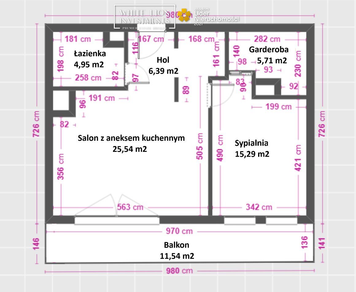 Mieszkanie 2-pokojowe Warszawa Mokotów, ul. Dzikich Jabłoni. Zdjęcie 20