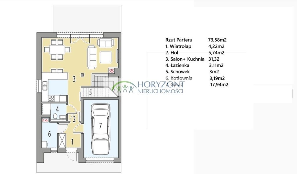 bliźniak, 5 pokoi Pępowo. Zdjęcie 4