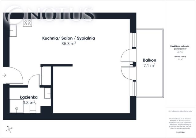 Mieszkanie 2-pokojowe Wrocław, ul. Na Grobli. Zdjęcie 13