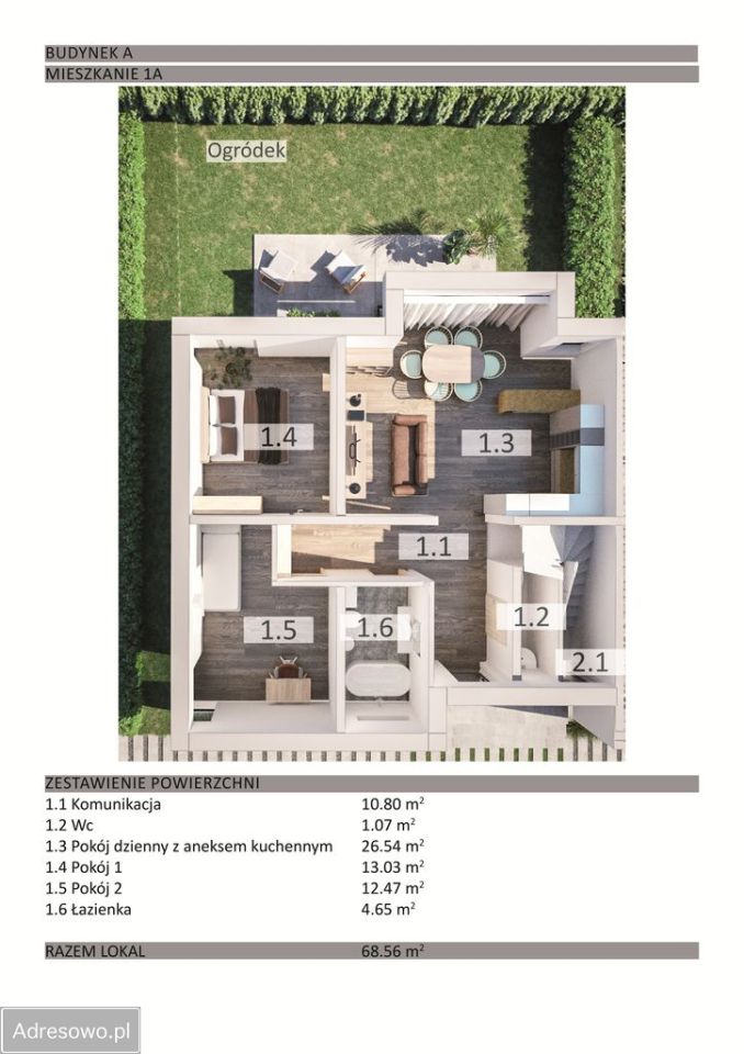 Mieszkanie 3-pokojowe Skawina, ul. Korabnicka. Zdjęcie 5