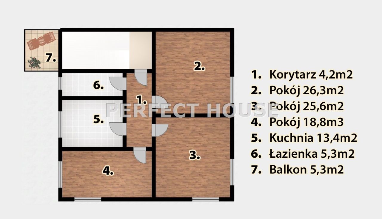 Mieszkanie 3-pokojowe Poznań Grunwald, ul. Grunwaldzka. Zdjęcie 13