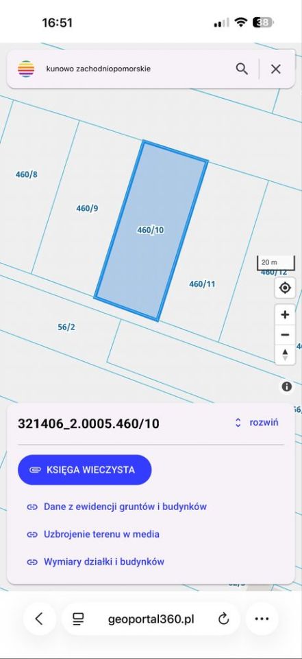 Działka rolna Kunowo. Zdjęcie 3