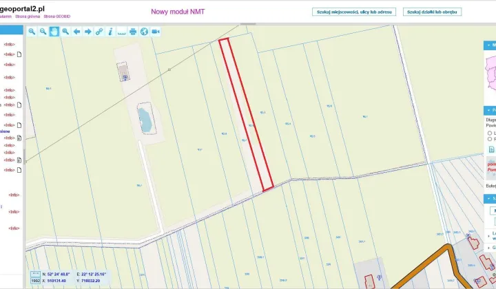 Działka rolna Przeździatka-Kolonia