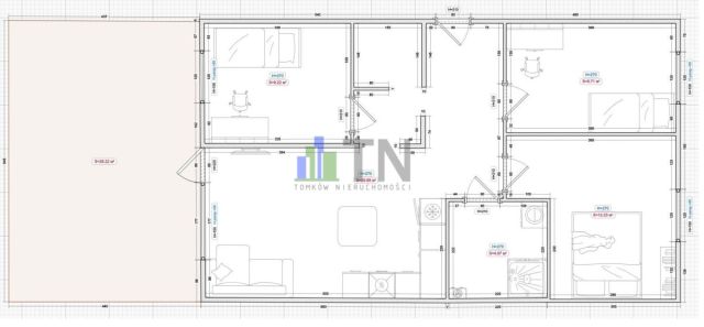 Mieszkanie 4-pokojowe Wrocław Psie Pole, ul. Gitarowa. Zdjęcie 2