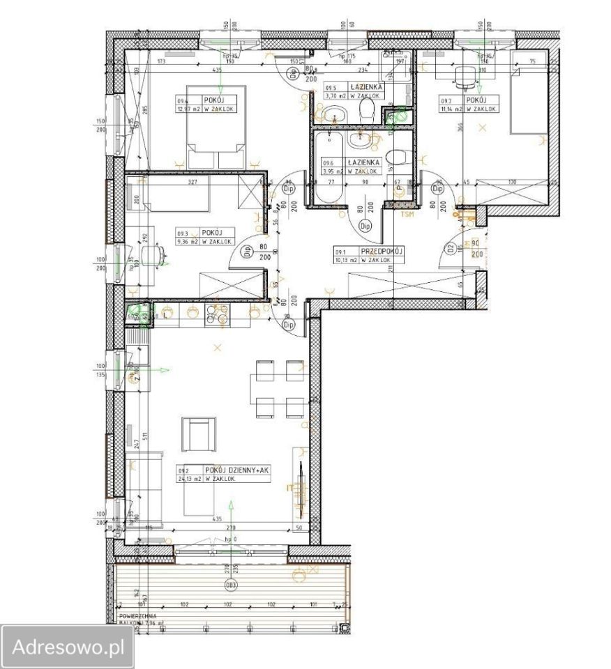Mieszkanie 4-pokojowe Lublin Węglin, ul. Koralowa. Zdjęcie 2