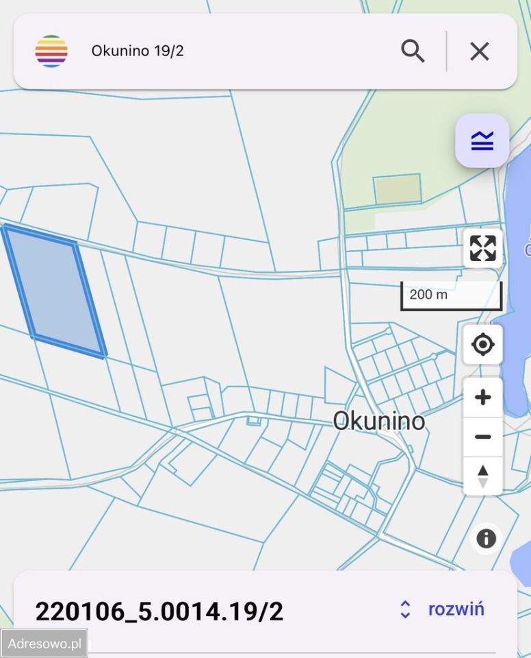 Działka rolno-budowlana Okunino. Zdjęcie 2