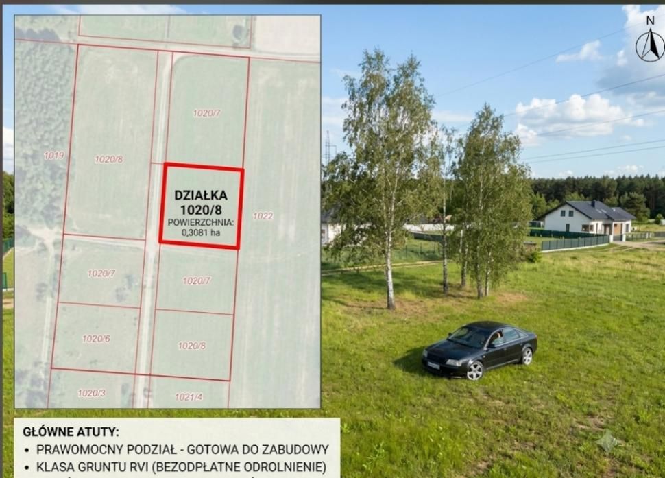 Działka budowlana Kamieńczyk, ul. Szmaragdowa. Zdjęcie 5