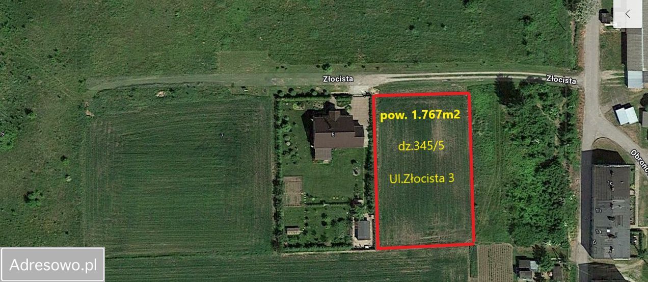 Działka budowlana Cedry Wielkie, ul. Złocista. Zdjęcie 3