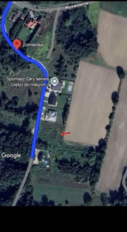 Działka budowlana Żary Kunice Żarskie, ul. Żołnierska. Zdjęcie 1