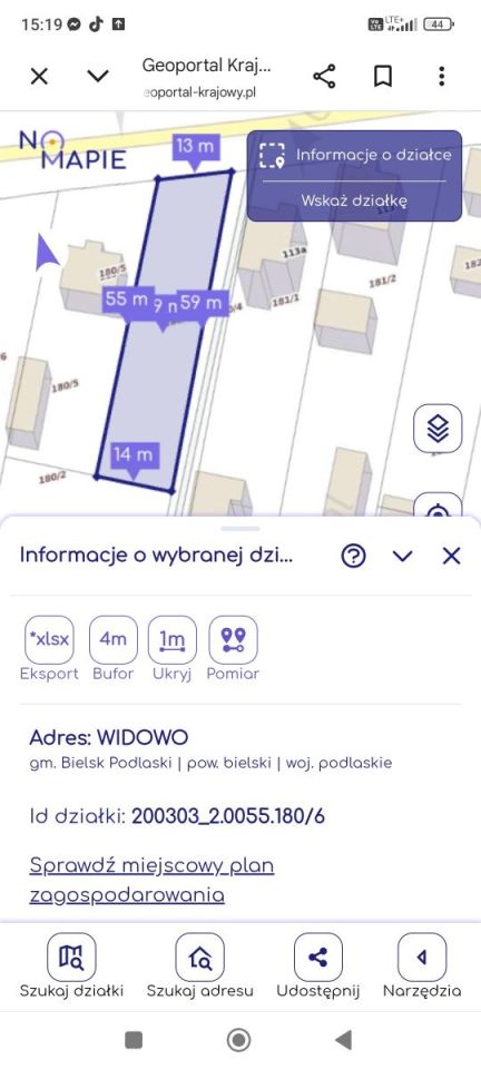 Działka budowlana Widowo. Zdjęcie 4