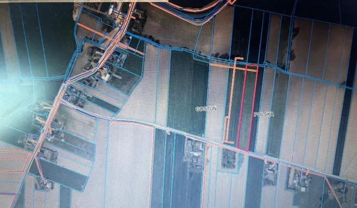 Działka rolna Gostuń