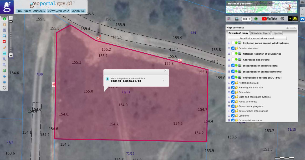 Działka budowlana Rokity