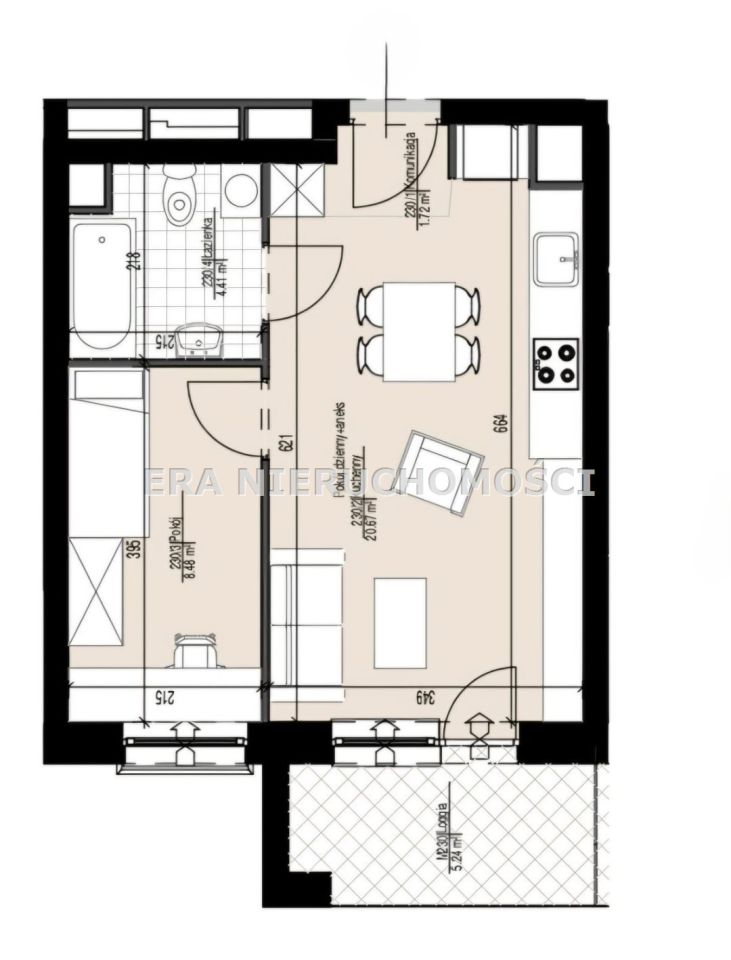 Mieszkanie 2-pokojowe Białystok Bojary, ul. Józefa Ignacego Kraszewskiego. Zdjęcie 20