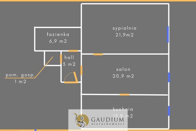 Mieszkanie 2-pokojowe Tczew, ul. Ignacego Paderewskiego. Zdjęcie 17