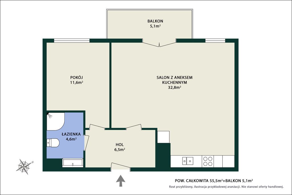 Mieszkanie 2-pokojowe Warszawa Włochy, al. Krakowska. Zdjęcie 32