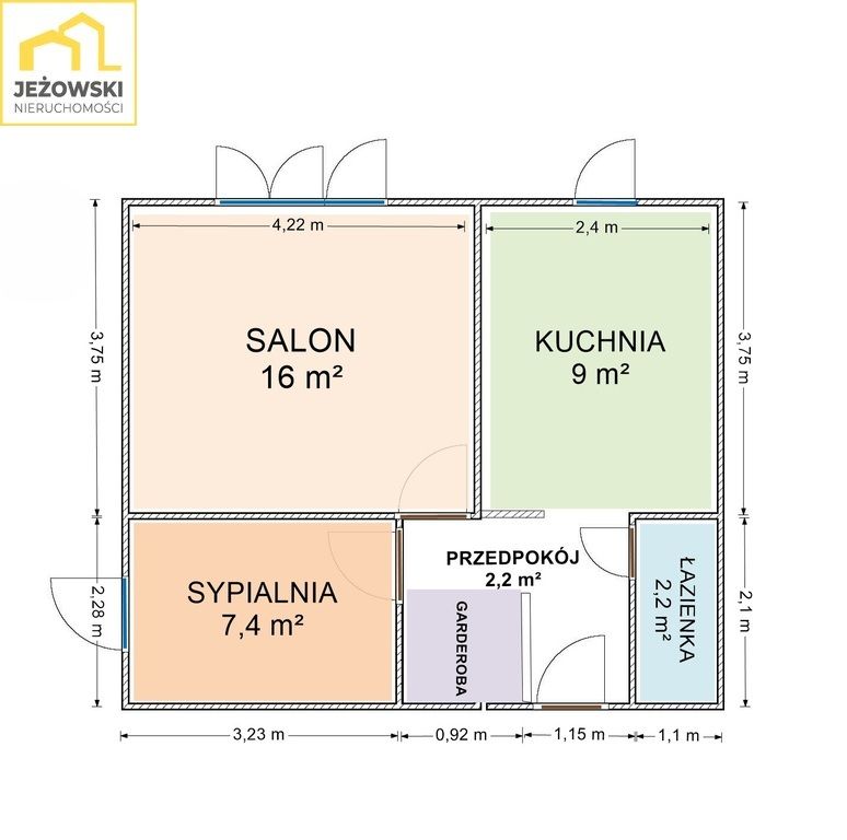 Mieszkanie 2-pokojowe Puławy, ul. Leśna. Zdjęcie 17