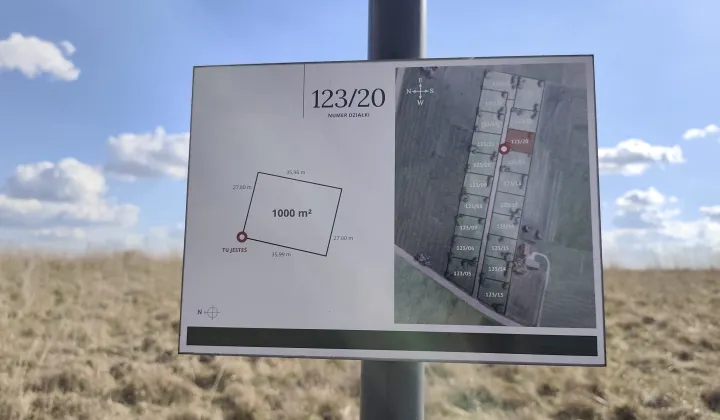 Działka rekreacyjna Koniusza