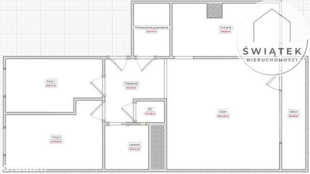 Mieszkanie 3-pokojowe Toruń, ul. Antoniego Bolta. Zdjęcie 17