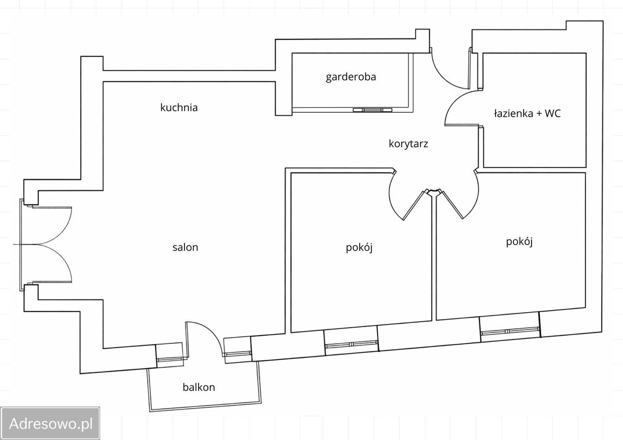 Mieszkanie 3-pokojowe Łódź Bałuty, ul. Marysińska. Zdjęcie 16