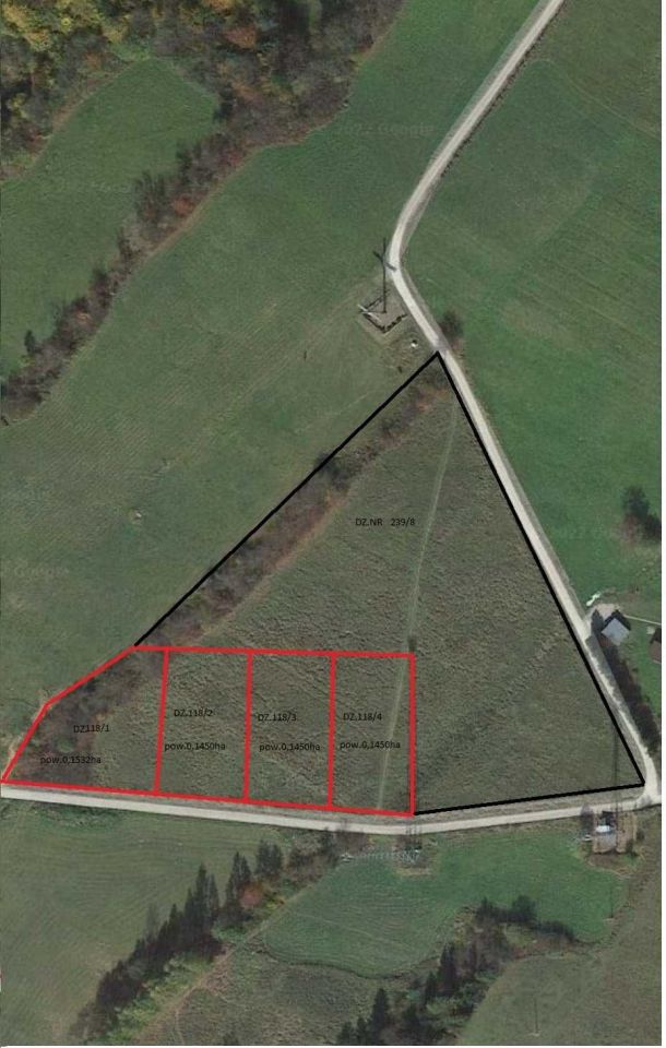 Działka budowlana Łabowa. Zdjęcie 1