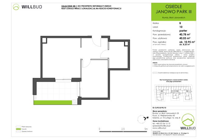 Mieszkanie 2-pokojowe Rumia Janowo, ul. Błoń Janowskich. Zdjęcie 10