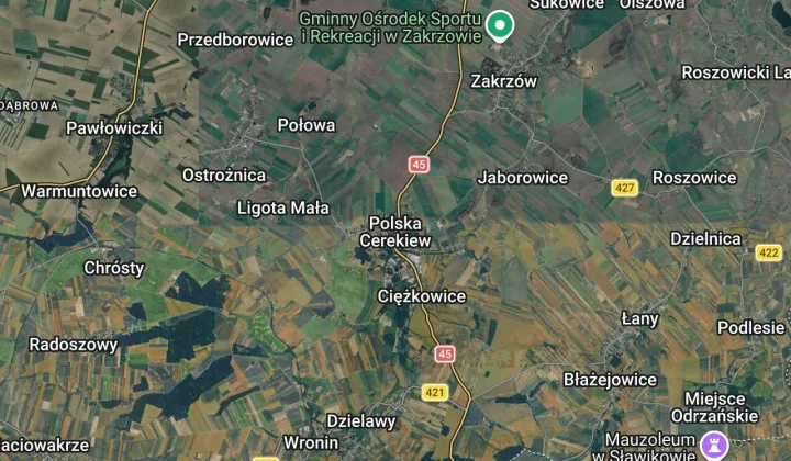 Działka budowlana Polska Cerekiew