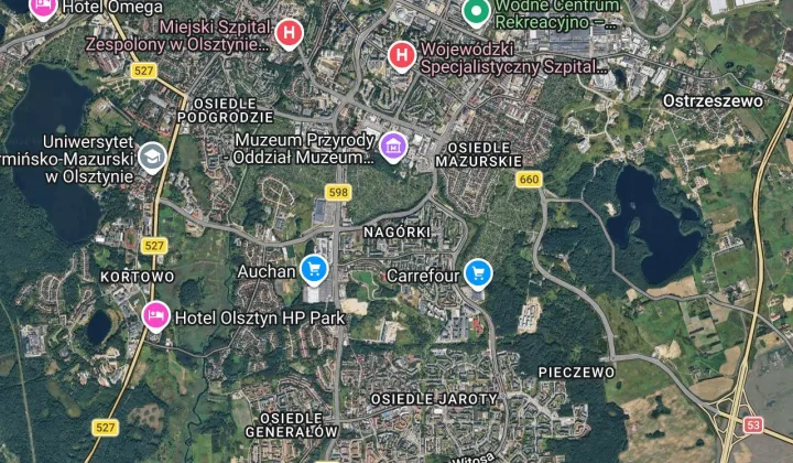 Mieszkanie 3-pokojowe Olsztyn Nagórki, Wańkowicza