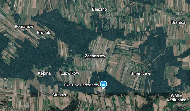 Działka rolna Zacharzów